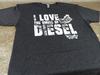 Grasshopper Large "I Love The Smell Of Diesel" Graphic T-Shirt Unisex T-Shirt