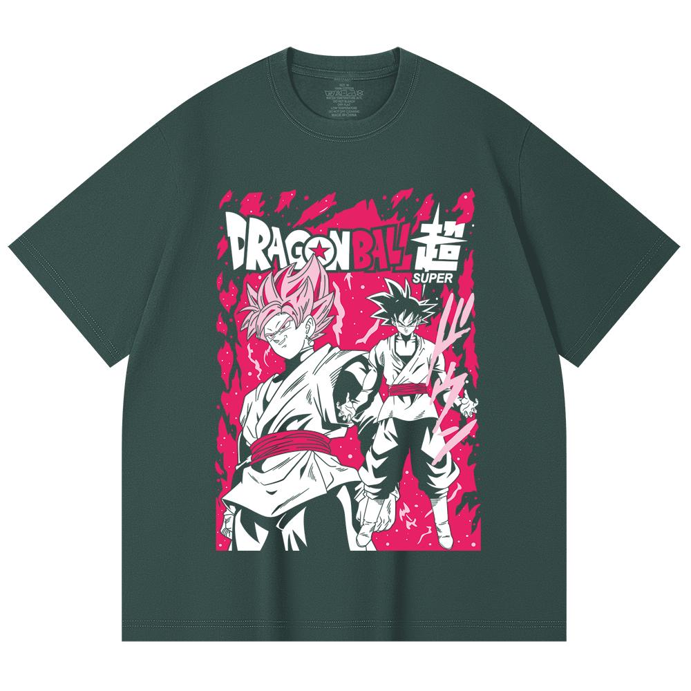 230 Gsm 100% Cotton Dragon Ball V63 Print Unisex Heavy Cotton T Shirt