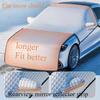 Car snow shield Sunshade sunblock front gear snow shield thickened and lengthened in winter frost protection front windshield