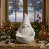 Cute Gnome Figurine 3D Printed Candy Bowl, Nordic Faceless Dish, Decorative Christmas Table Decor Tabletop Key Bowl for Tiered Tray, Mantel,