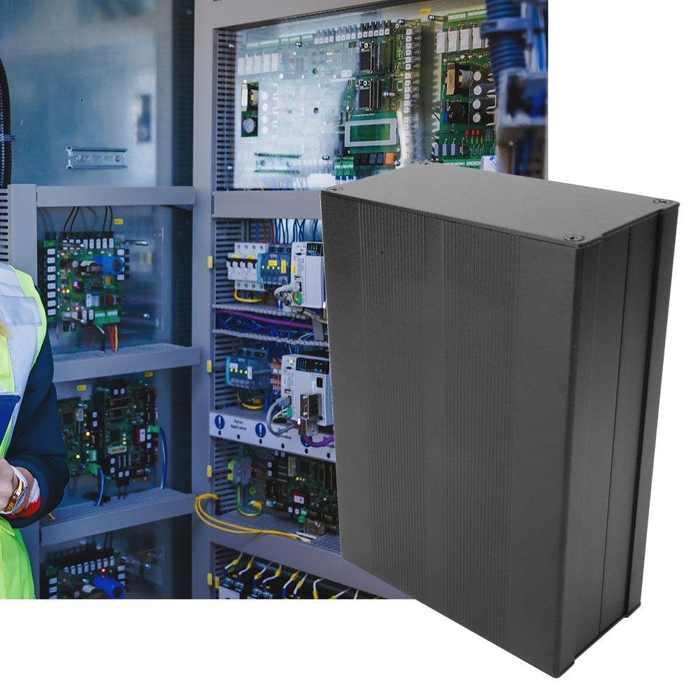 Enclosure Electronic DIY Circuit Board Project Aluminum Box Cooling Case 55 x 106 x 150mm