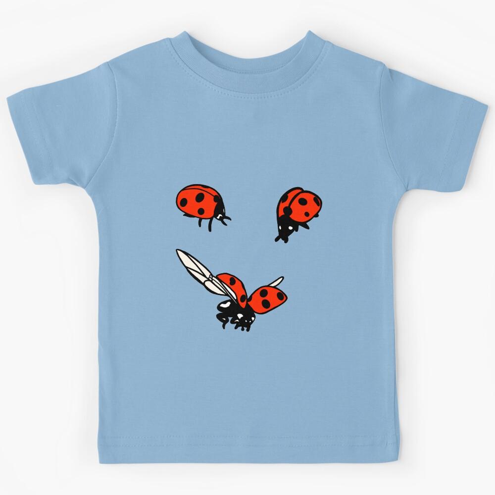 Red Ladybugs Kids T-Shirt 150