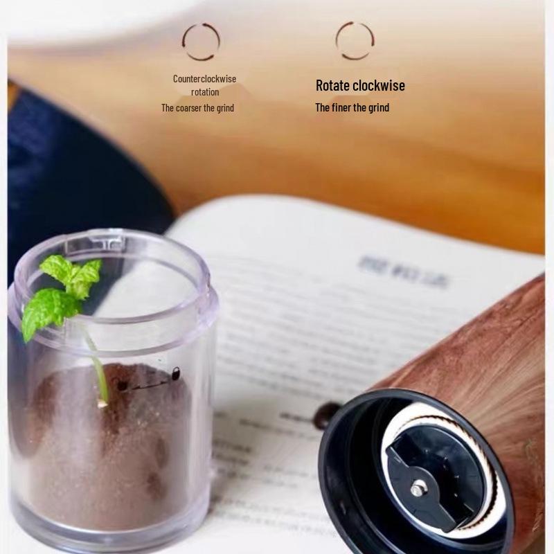 Outdoor Hand-Crank Coffee Grinder for Home and Dorm Use