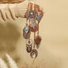 Set di 7 collane lunghe Boho con ciondoli marroni, catena per maglione, design con conchiglia turchese, gioielli tribali, decorazioni per feste, sollevatori