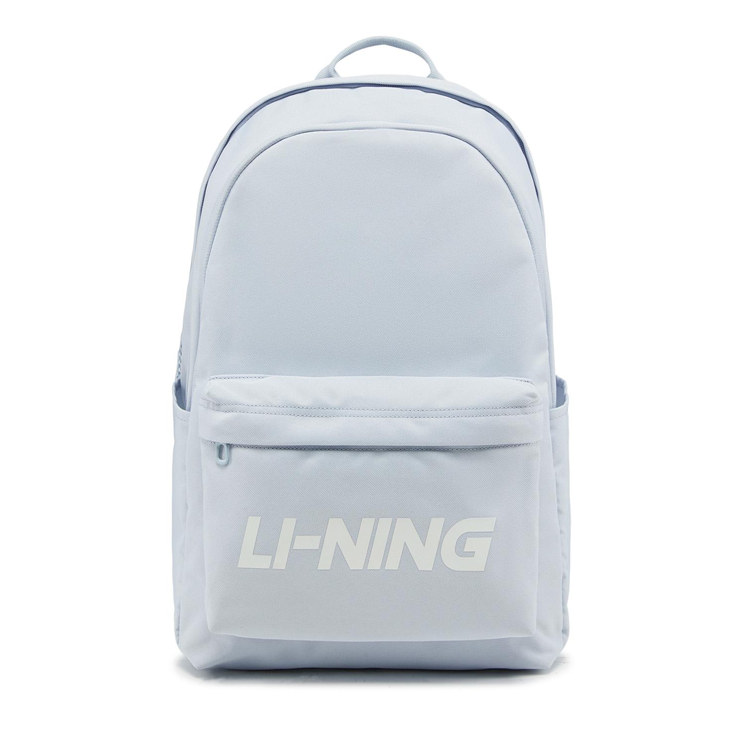Li Ning Sports Life Collection Polyester Backpack Unisex First Frost Blue ABSW213-3