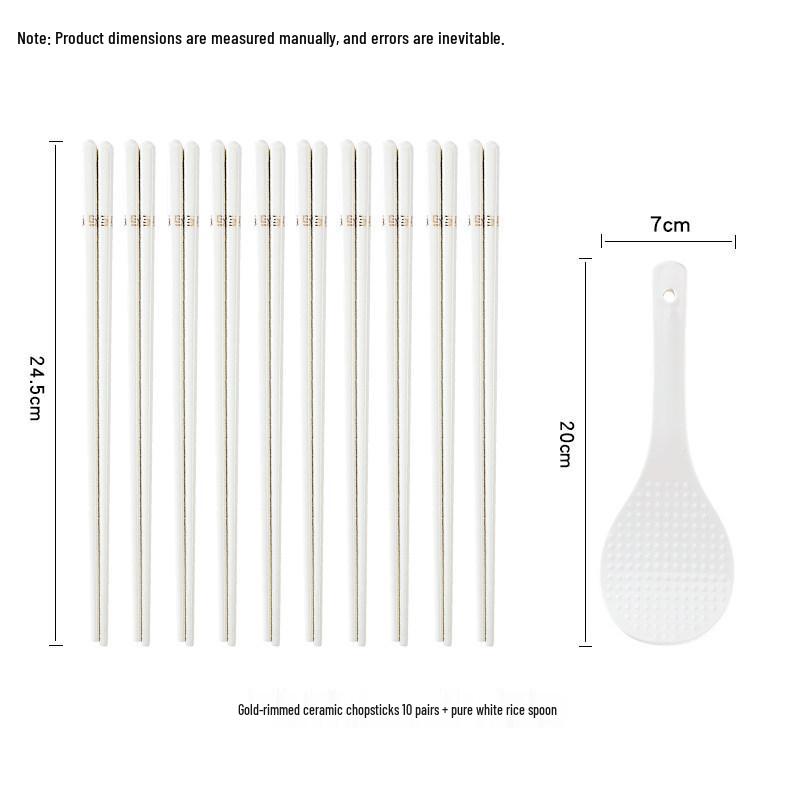 10-Piece Non-Slip, Odor-Proof, High-Temperature Resistant Chopsticks - 2025 New Style for Home Use
