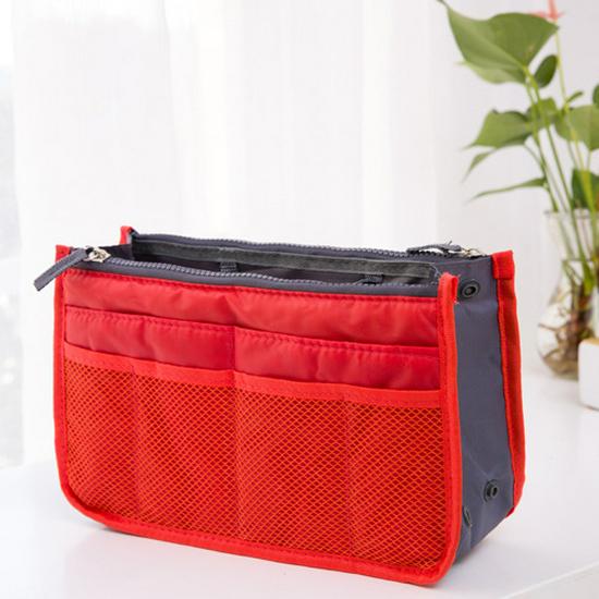 Double Zipper Multi-Purpose Bag: Storage, Cosmetic, Sponge, and Liner Bag