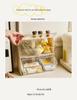 Tea Bag & Lip Glaze Organizer: Dustproof Desktop Storage Box for Office or Pantry