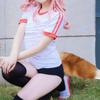 Soft Long Tail Foxes Tail Adjustable Belt Foxes Costume Tail Handmade Animal Tail Decorations for Halloween Party