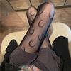 Sexy Fischgräten-Strumpfhose für Damen mit Buchstaben-Design – Herbst Dünn, Lange Bein-Basisstrümpfe