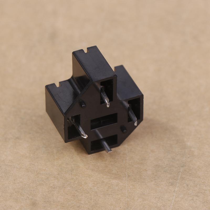 Auto Auto 40A 4/5 Pin Spdt Relais Sockel Stecker Adapter Auto Pcb Platinenmontage Basis Halter mit 6,3 mm Anschlüssen