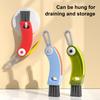 1/3Pcs 3 In 1 Rotating Foldable Design Silicone Cleaning Brush Lid Gap Cleaner Stiff