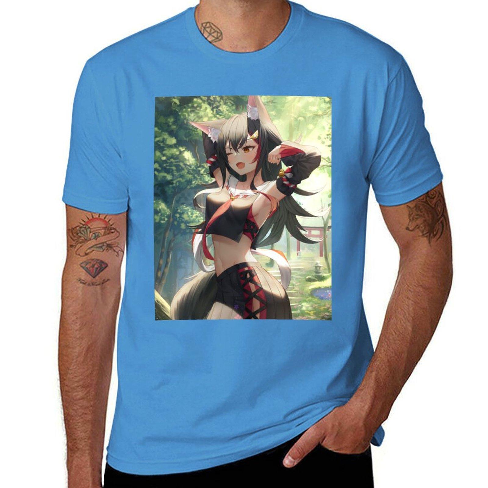 

Ookami Mio Tshirt oversizeds plus size tops mens big and tall t shirts S