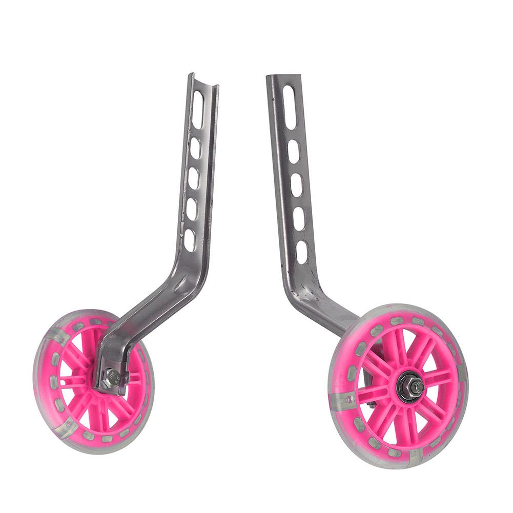 

Bicycle Bike Cycling Kids Childrens Stabilisers 12-20 Training Wheels Heavy Duty Accessories 1 Set Accessories рожевий