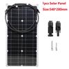 300W 600W Solar Panel Kit Flexible Solar Cell with 10A-100A Controller Power Bank For Home Mobile Phone Car RV Camping Outdoor