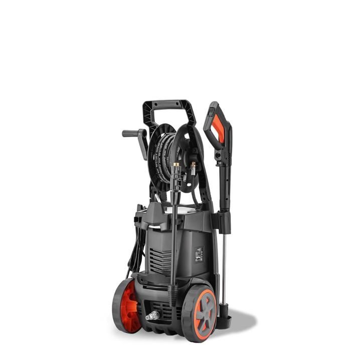 FUXTEC FX-HDRP2500 2500W, 195 bar, 7.8 L/min, 468 l/h, hose retractor, cleaning tank