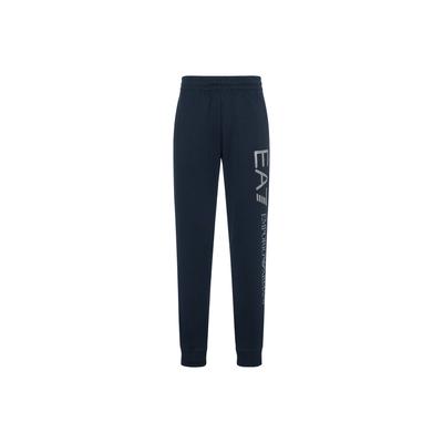 EA7 Logo Letter Print Elastic Waist Cuffed Casual Pants Men Bottoms Navy-Blue 8NPPC1PJ05Z0579
