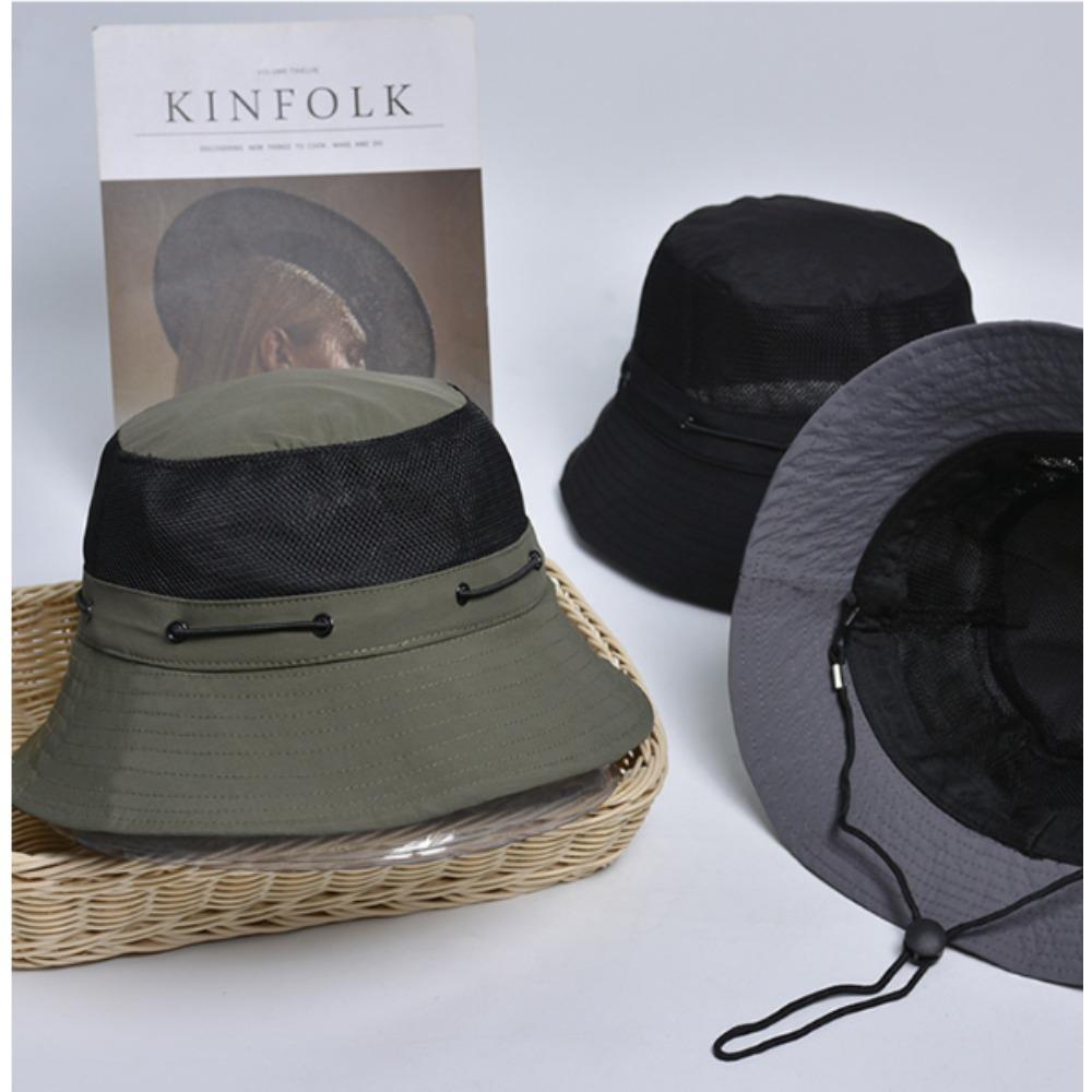 Unisex Fisherman Hat for Summer Outdoor Mountaineering Fishing Sun - blocking Breathable Ideal for Men and Women Stylish Outdoor
