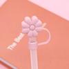Cute Silicone Straw Plug 10mm Straw Topper Cap Reusable Straw Tips Cover  Cup Accessories
