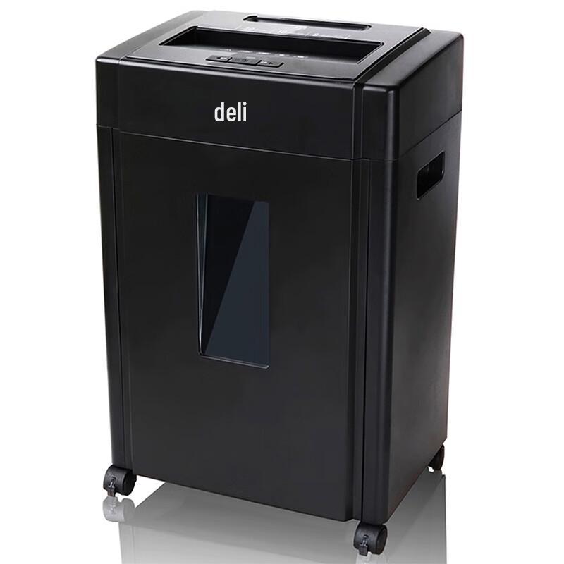 

Deli Level P-5 High-Security Micro-Cut Office Paper Shredder CN plug (adapter included)