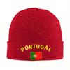 Portuguese Flag Bonnet Hats Beanie Hats Graphic Knit Hat Winter YK Cool Unisex Women Hippie Thermal Elastic Cap