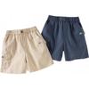 DAVE&BELLA Boys' Linen Cropped Pants