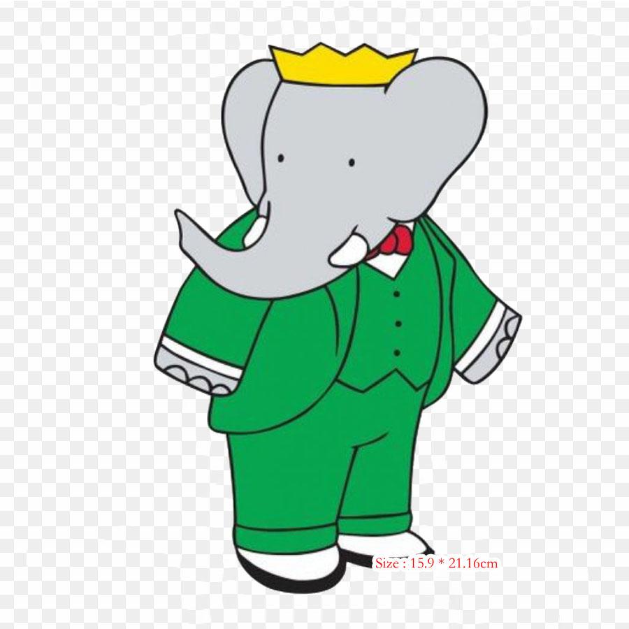 

Виниловые нашивки с изображением слона, термопереносная печать, наклейки для одежды, аппликации «сделай сам», моющиеся нашивки