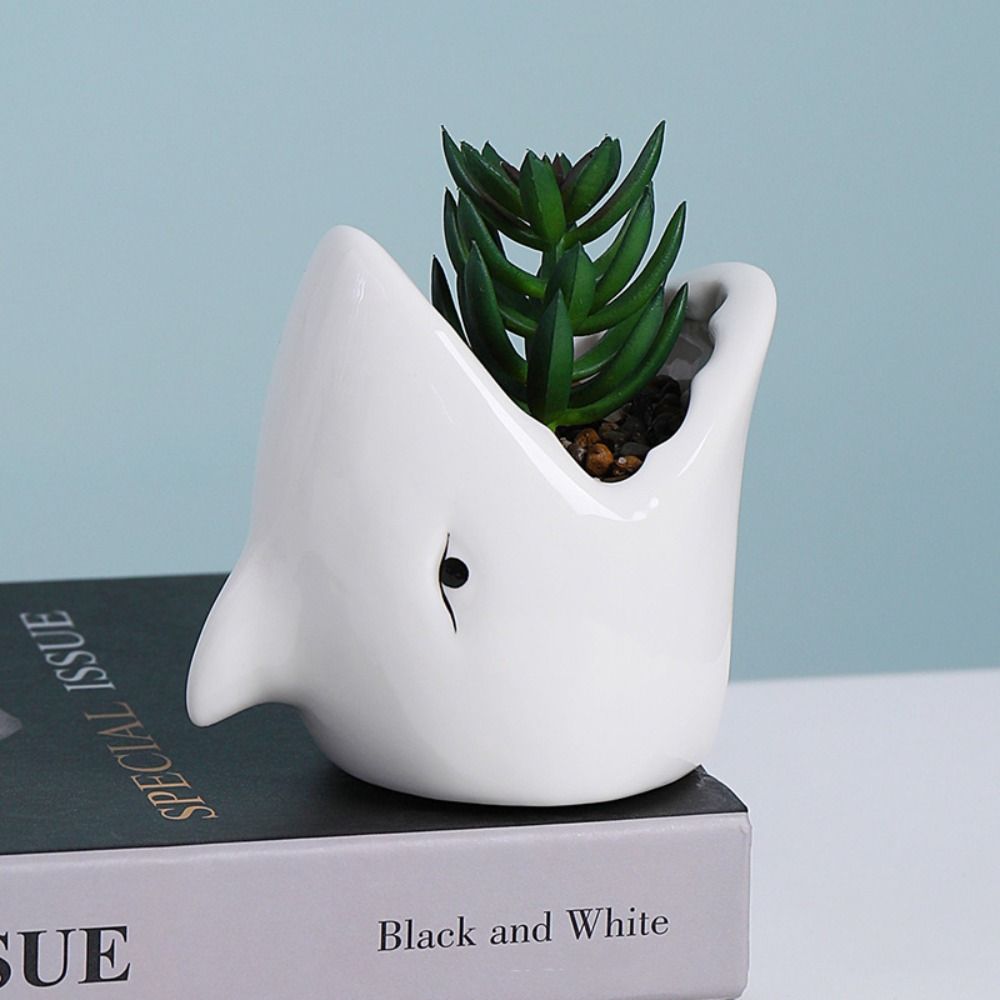 Ceramic Animal Vase Creative Hydroponic Flower Holder Plant Pot  Dried Flower