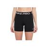 Nike Logo Print Elastic Waist Fitness Shorts Women Bottoms Black CZ9832-010
