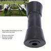 1pc Boat Trailer Keel Roller Boat Trailer Roller 6 Inch Marine Keel Roller Heavy Duty PU Black for Boat Trailer Roller