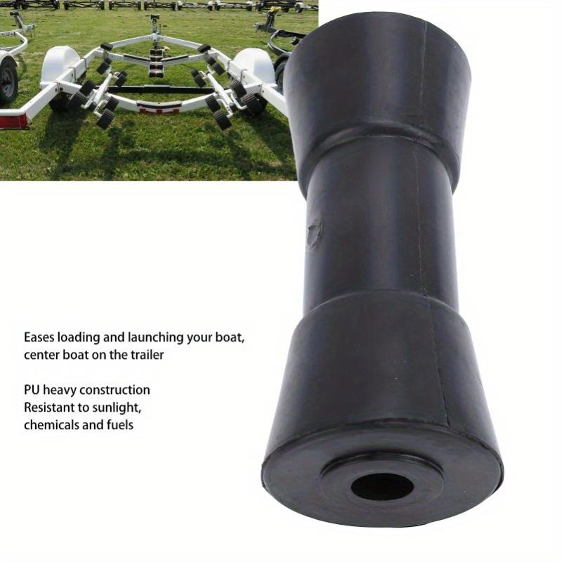 1pc Boat Trailer Keel Roller Boat Trailer Roller 6 Inch Marine Keel Roller Heavy Duty PU Black for Boat Trailer Roller