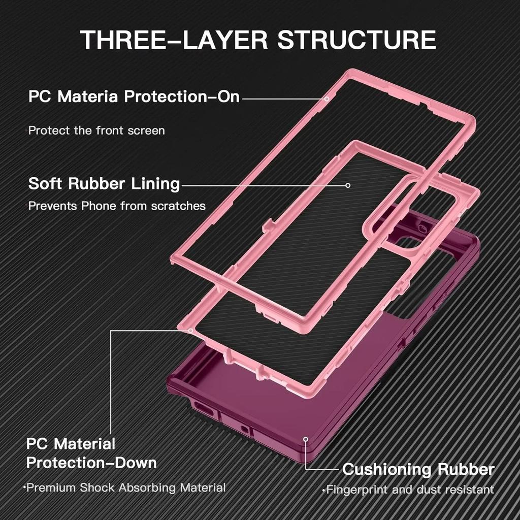 Shockproof Rugged Heavy Duty Durable Otter Cover Box Case for Samsung Galaxy s25 S24 Ultra S23 S22 S21 Plus S20FE S10E Note20