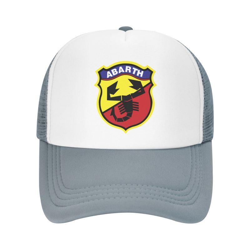 Abarth Print Mesh Baseball Caps Unisex Hip Hop Adjustable Snapback Hat Women Men Summer Casual Sun Visor Hats Trucker Hat