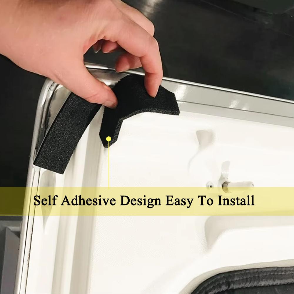 Hard Top Seal Kit for 2018-2025 Jeep Wrangler JL 12PCS  Rain Leakage Repair Interior Accessories Black