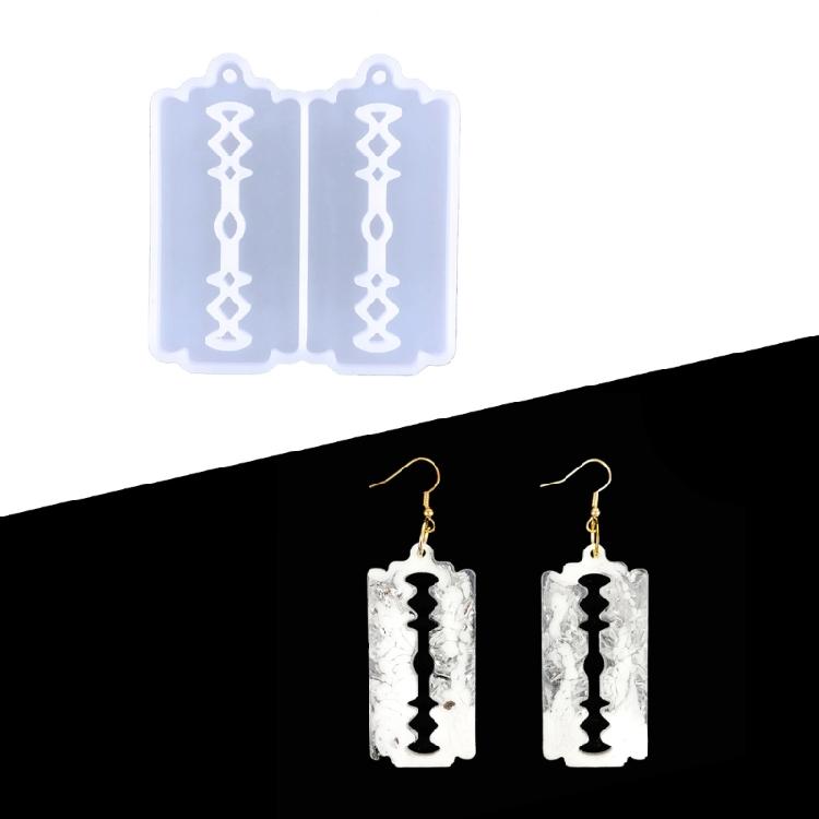 Irregular Blade Earring Ornament Mold Suitable for Keychain Pendant Making