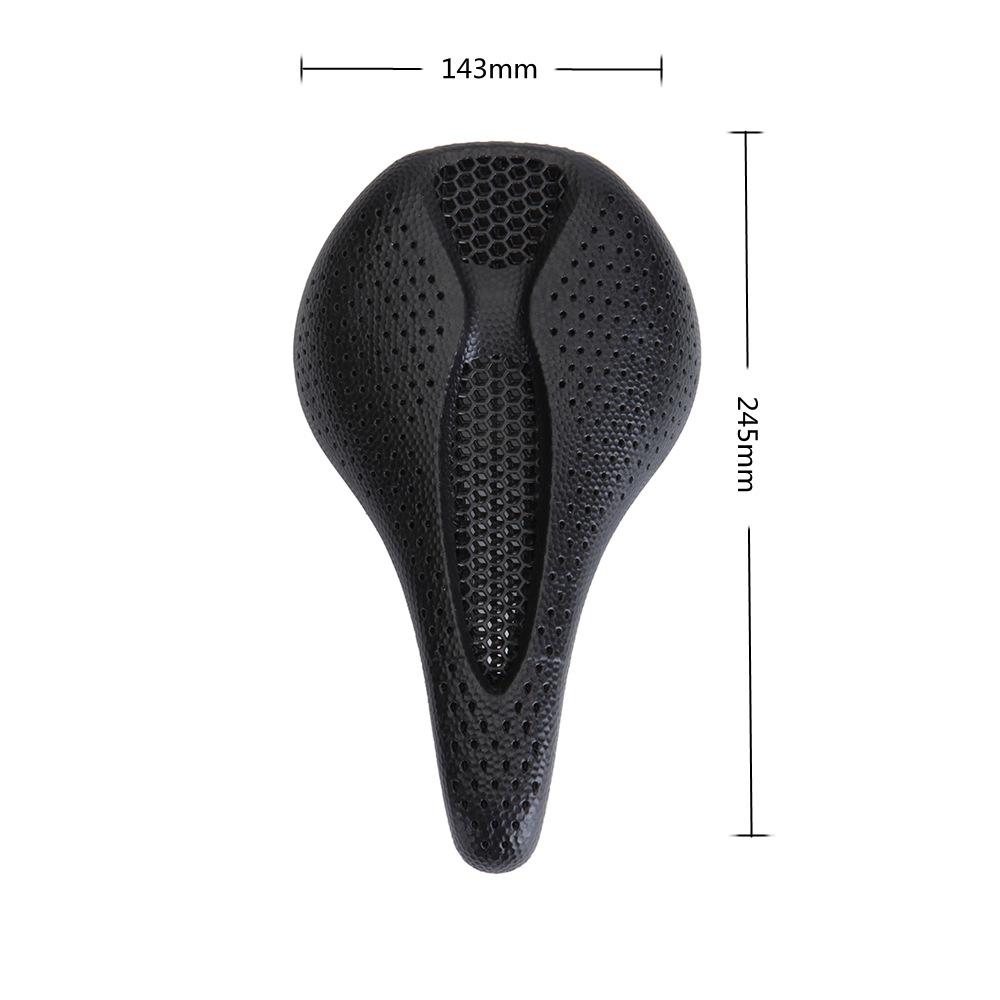 Bicycle 3D Technology Prints Carbon Fiber Road Mountain Bike Honeycomb Seat Saddle Pad