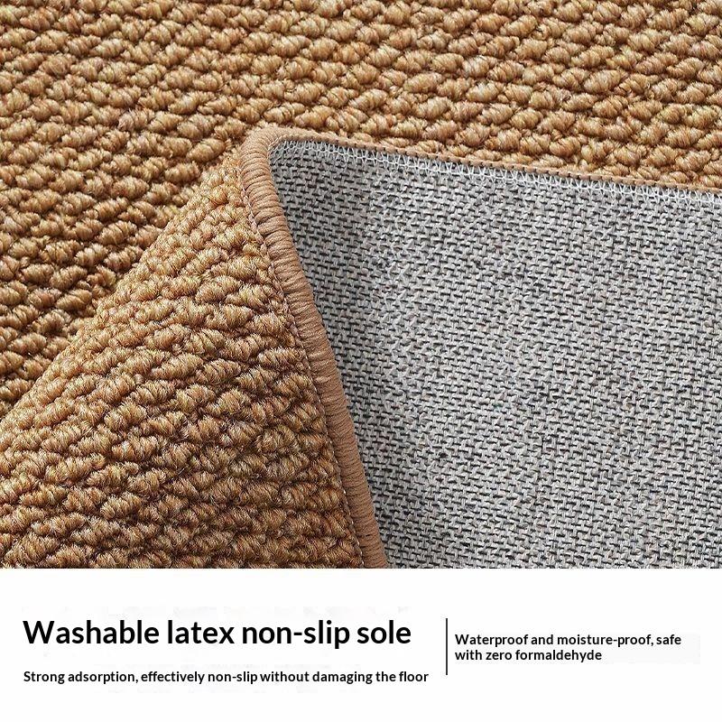 Set Of 2 Polyester Fiber Kitchen Mats Water And Oil Absorbent Non-Slip Woven Mats Easy To Clean Household Kitchen Floor Mat