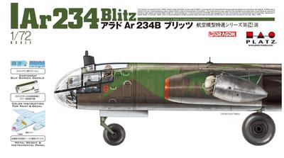 Platts Uçak Modeli Özel Seri Luftwaffe Arado Ar234B Blitz Plastik Model 1/72 AE-14