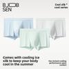 Plus Size Men's Summer Thin New Style Ice Silk Flat Angle Underwear
