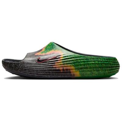 .SWOOSH x ReactX Rejuven8 Slide Rasenberührung Unisex Sandalen Grün Dunkel-Rauchgrau Schwarz-Kellygrün IR0459-001