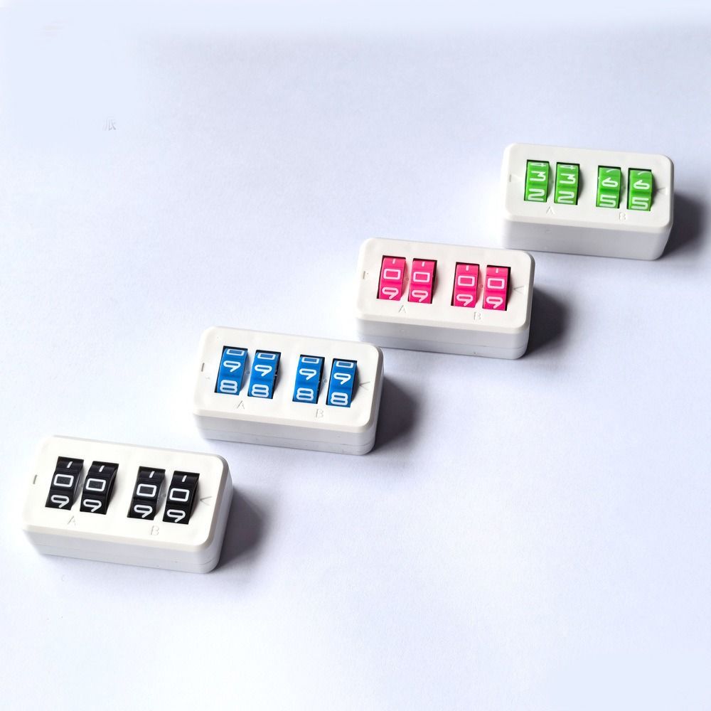 Mini Board Games Score Tracker 4 Digit Tabletop Sports Score Counter Office Fun