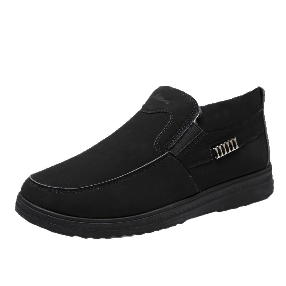 Winter velvet Beijing cloth shoes warm thickened medium non-slip cotton shoes thick-soled snow boots