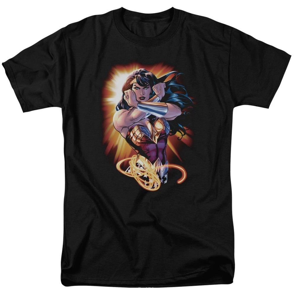 DC Comics - Justice League - Wonder Woman Rays - Adult T-Shirt XXL