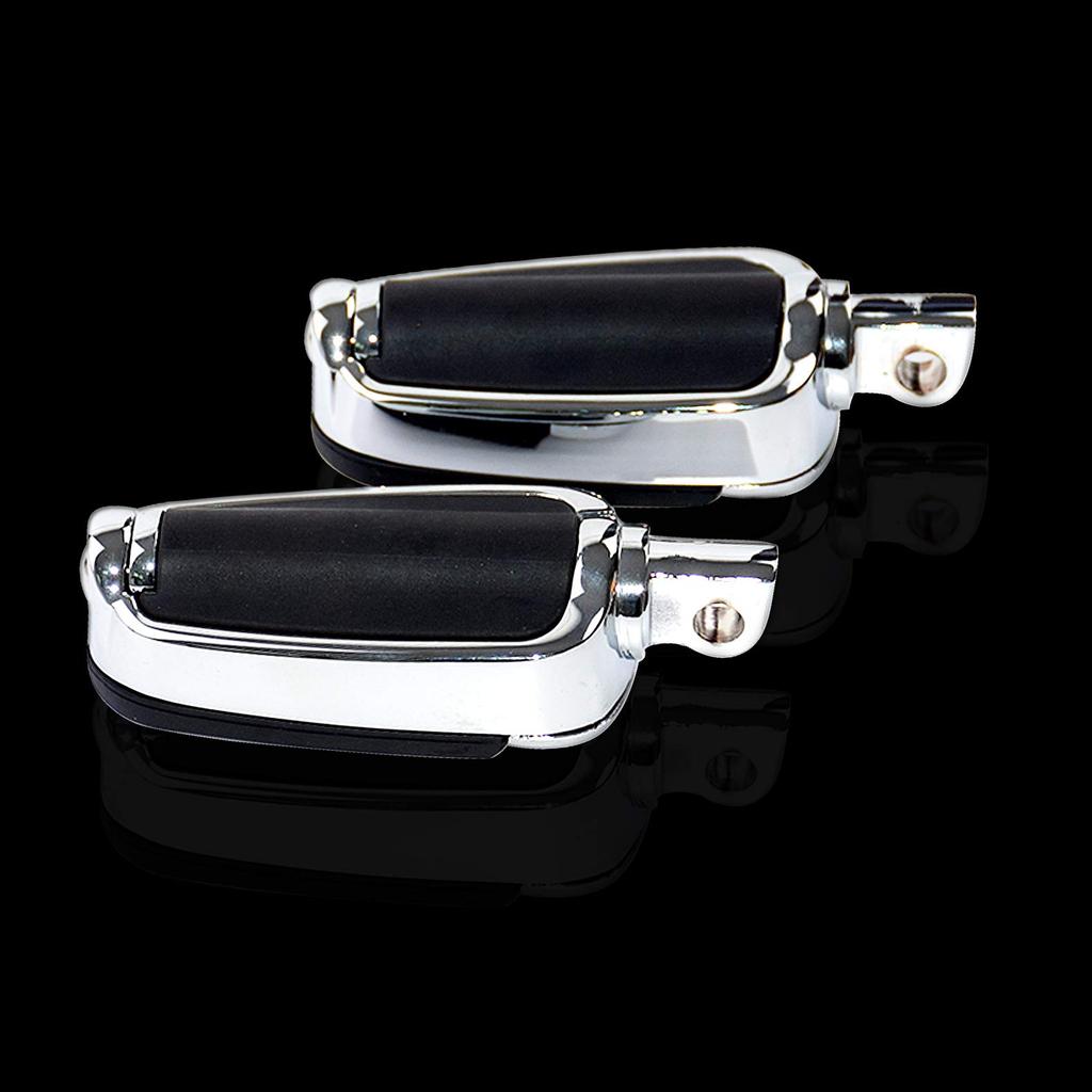 HDBUBALUS Motorcycle 10mm Universal Foot for Harley Heritage Softail Pegs/Foot Pedals/Footrests