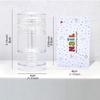 Nail Art Stamper,Clear Silicone Stamping Jelly with Scraper for DIY Nail Decors Transparent Visible Body,No Misplacement