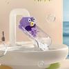 Faucet Extender for Sink Soft Water Flow Extension Tube for Toddlers Easy Hand Washing Cute Cartoon Animal Shape Kids Bathroom Faucet Accessory
