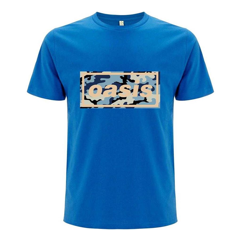 Oasis Unisex Adult Camo Logo T-Shirt