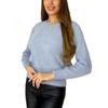 New Plush Pullover Solid Color Long Sleeve Large Size Round Neck Imitation Mink Knitted Sweater Women