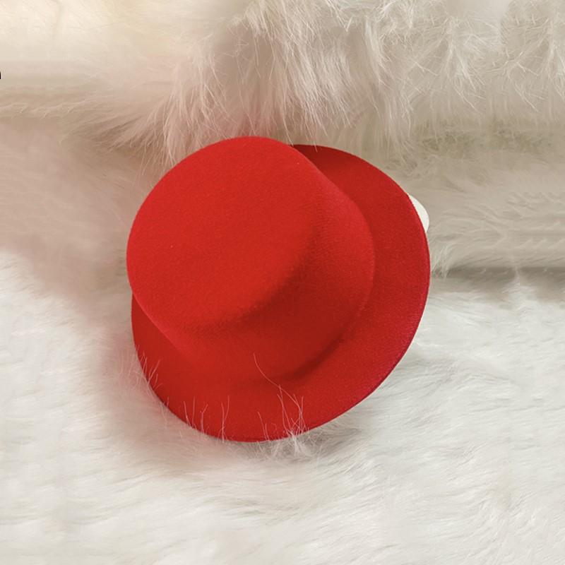 15cm/20cm Cotton Doll Hat - Hard Shell Gentleman Top Hat In Stock