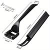 Black Metal Leather Safety Beveler Kits DIY Carving Tool with Replacement Blade Thinning Leather Cutting Scratch Craft Skiving